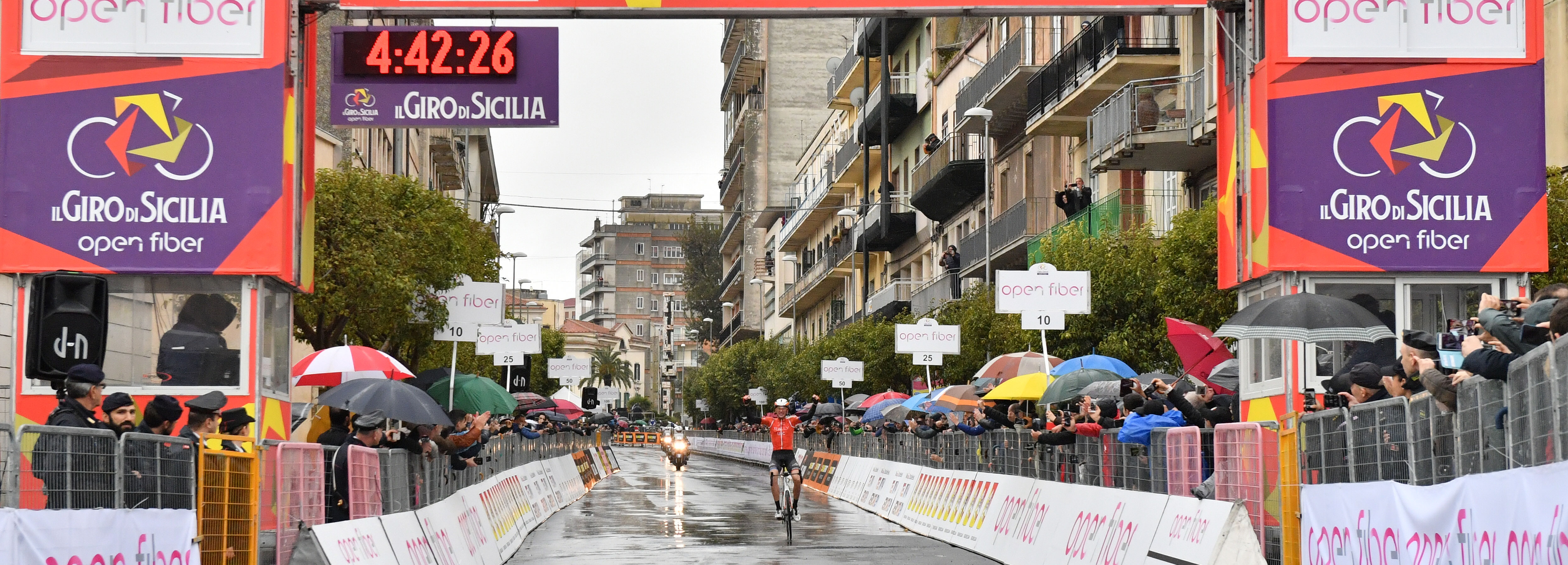 Brandon McNulty vince a Ragusa la terza tappa de Il Giro di Sicilia Open Fiber 2019