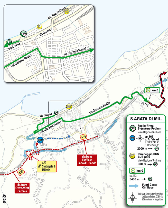 Tappa 4 de Il Giro di Sicilia 2021: Sant'Agata di Militello, Mascali stage 4