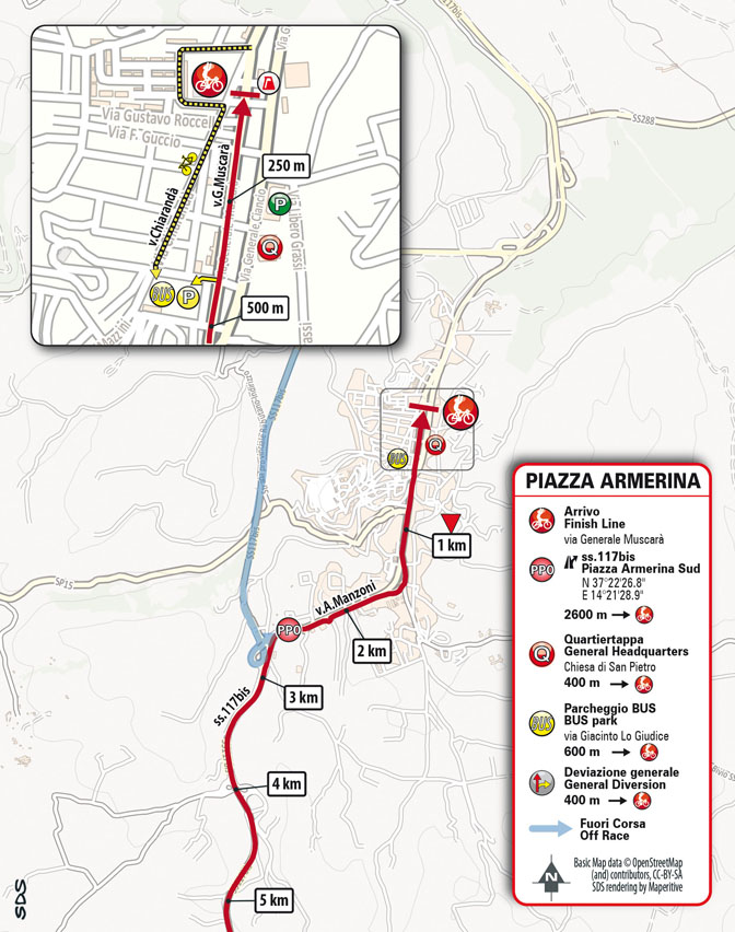Arrivo/Arrival Tappa 3 Stage 3 Il Giro di Sicilia 2022