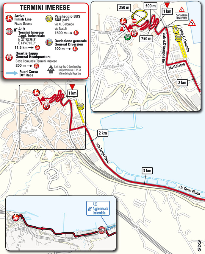 Arrivo/Finish Tappa 3 Il Giro di Sicilia 2023